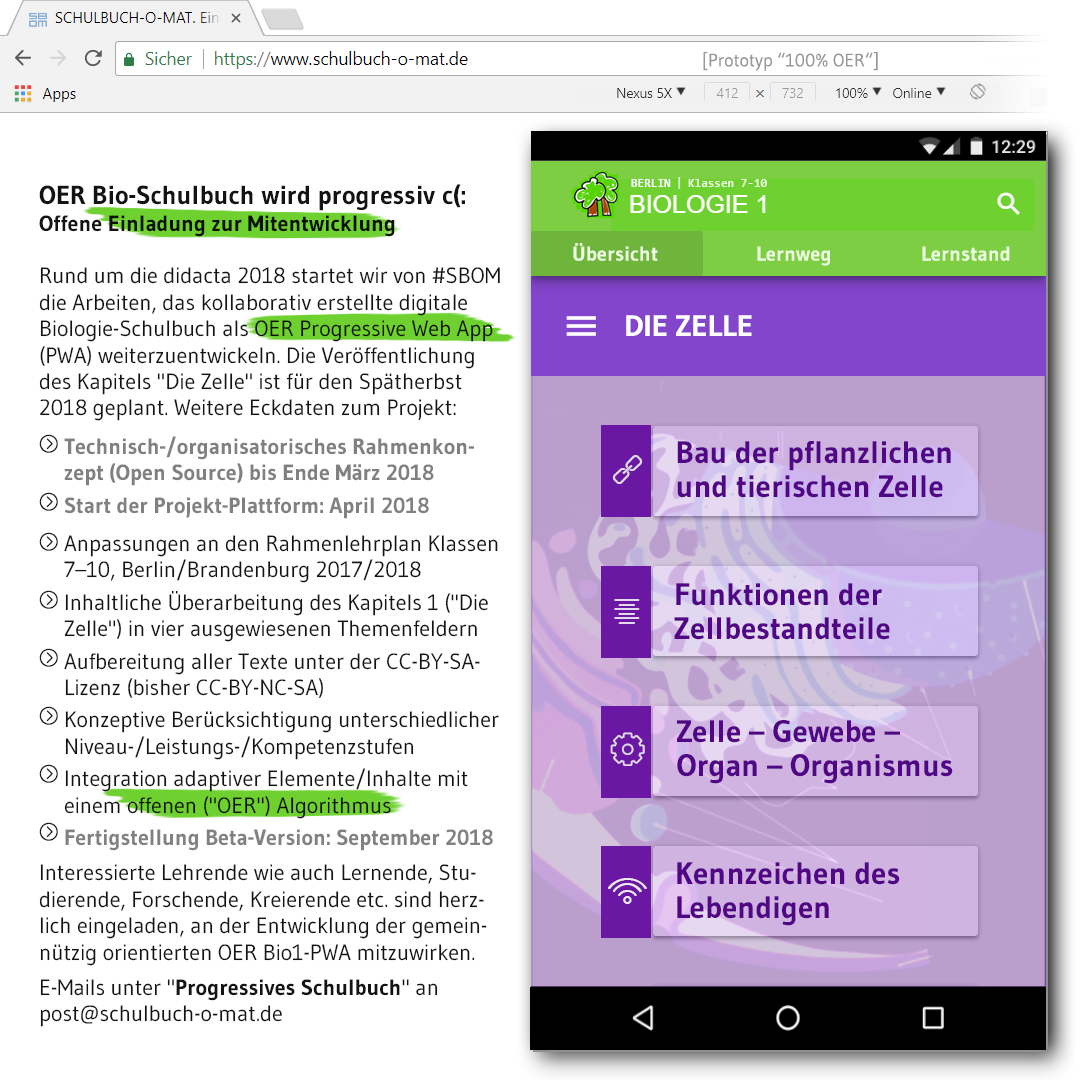 OER Bio1-PWA OER Bio1-PWA