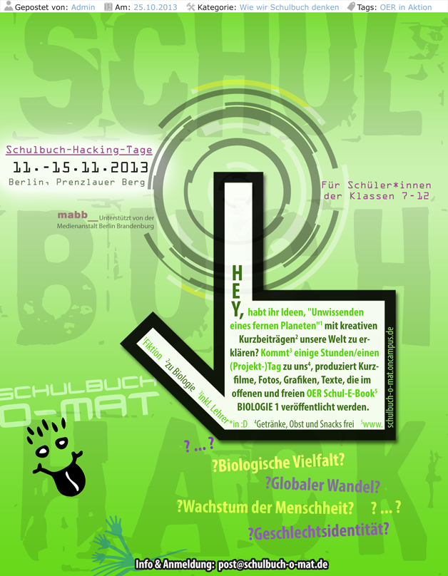 Schulbuch-Hacking-Tage Schulbuch-Hacking-Tage